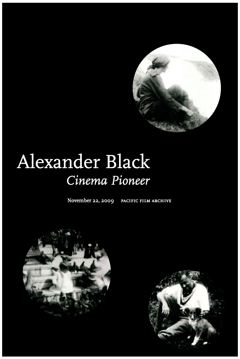 Pacific Film Archives Alexander Black